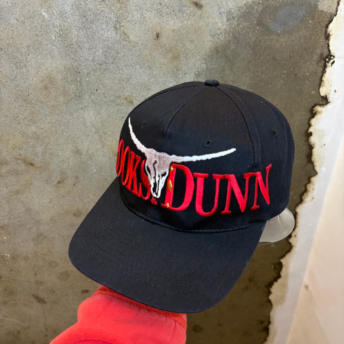 90s USA 빈티지 밴드 브룩스 앤 던 트러커 볼캡 모자 밴드티 상품이미지4