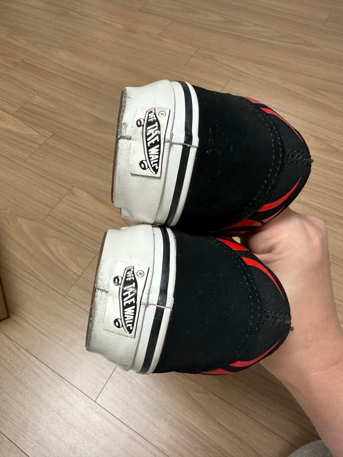 반스 프리미엄 올드스쿨 플레임 블랙 화이트 280 상품이미지5