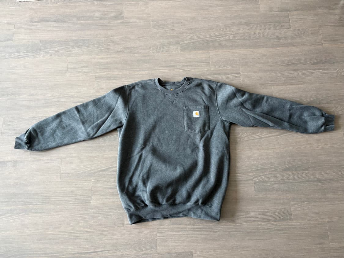 칼하트 US 기모 맨투맨 카본색상 상품이미지4