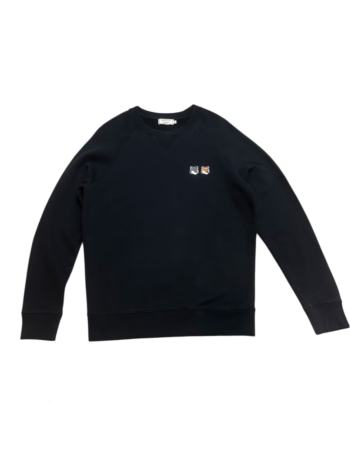 메종 키츠네 더블 폭스 헤드 패치 맨투맨  상품이미지1