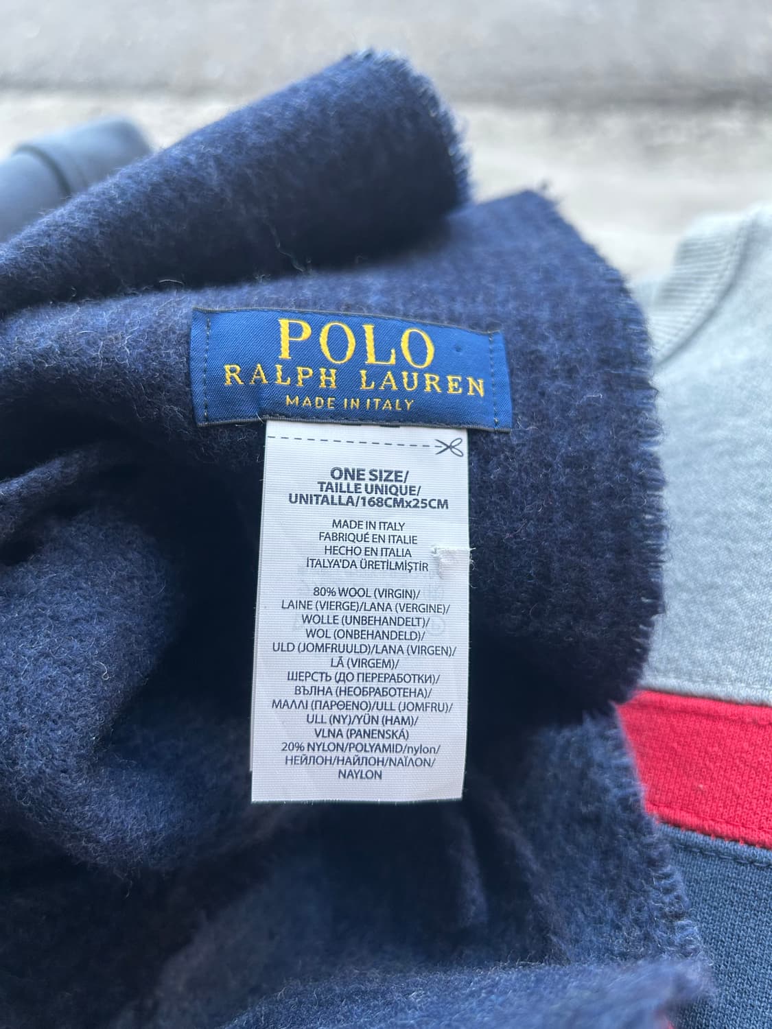 폴로 울 머플러 상품이미지4