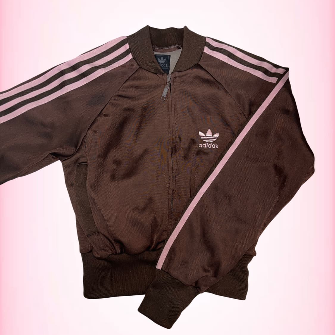 아디다스 핑크 브라운 트랙탑 져지 상품이미지1