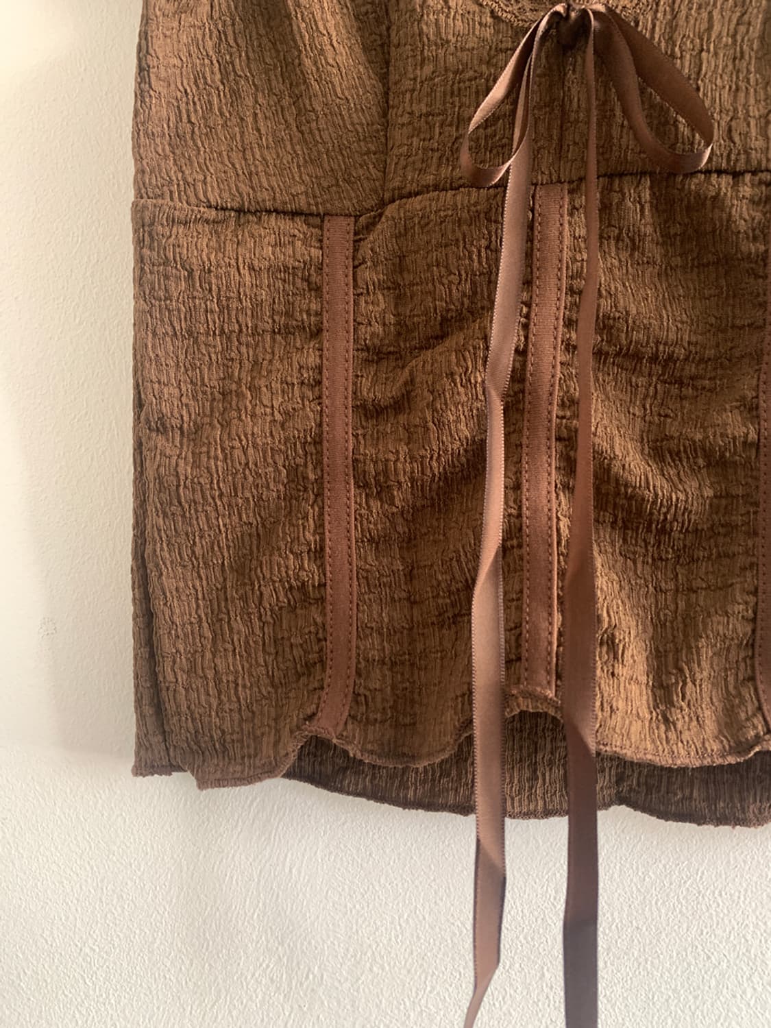 Lace v neck ribbon blouse 상품이미지6