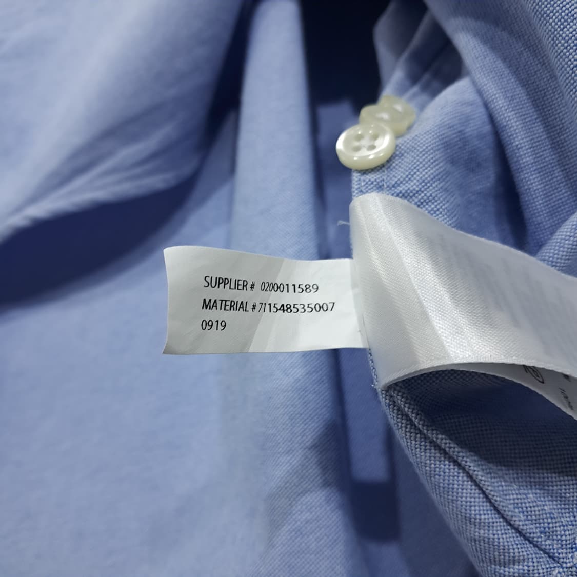 CL515 2XB 폴로 코튼 옥스포드 클래식 블루 셔츠 남방 상품이미지6