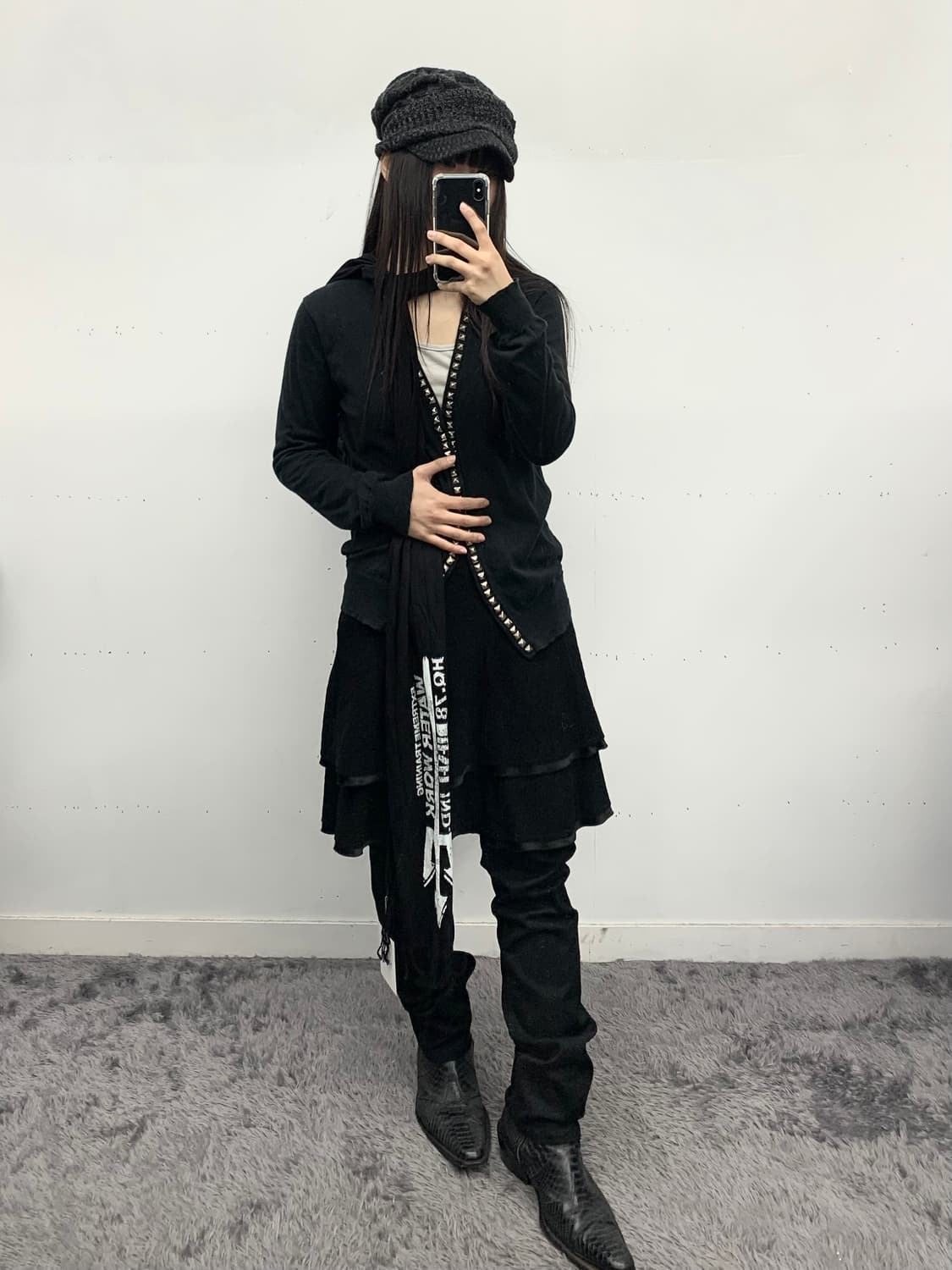 축융 미디 스커트 상품이미지5