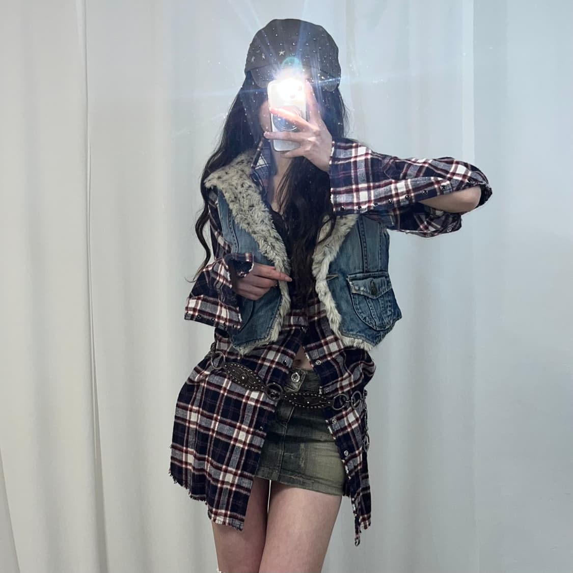 LGB 체크 셔츠 상품이미지1