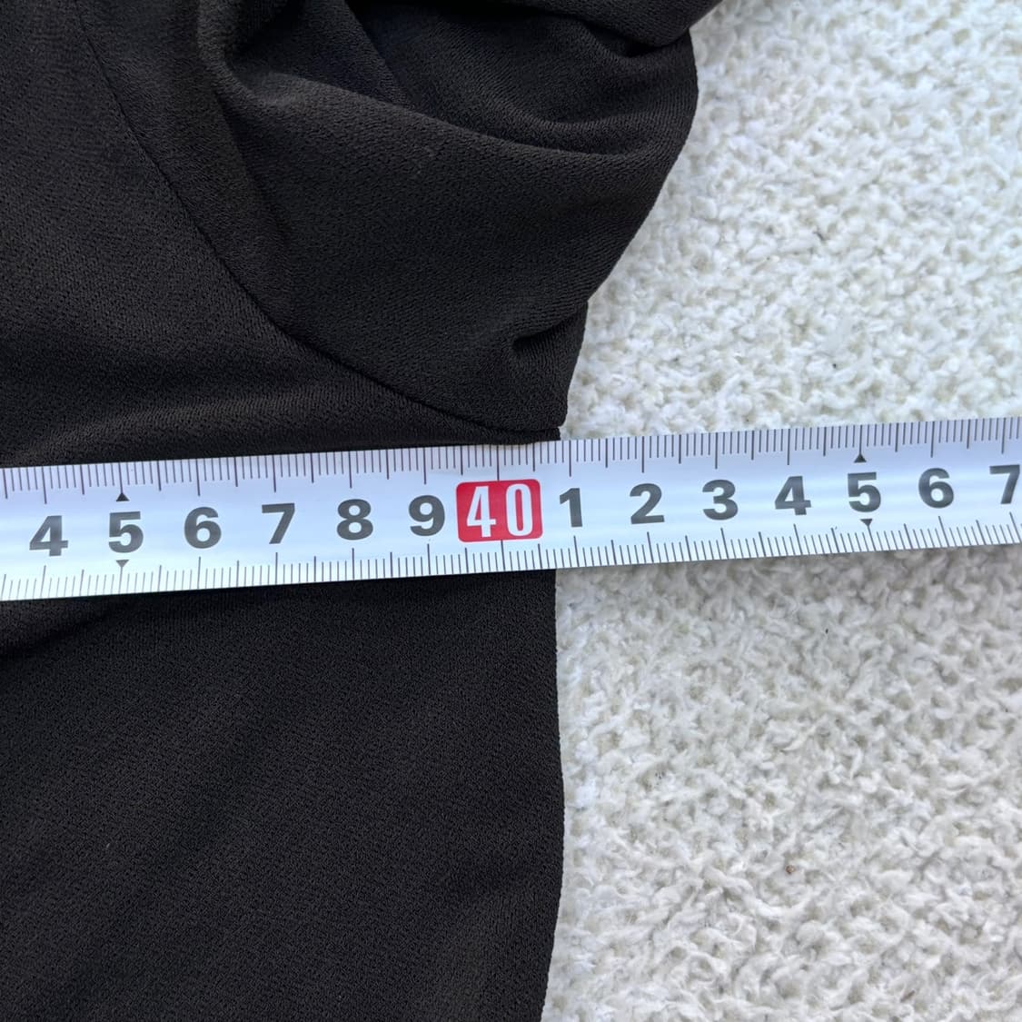 36 럭키슈에뜨 벨벳 프릴 블라우스 0330E 상품이미지6