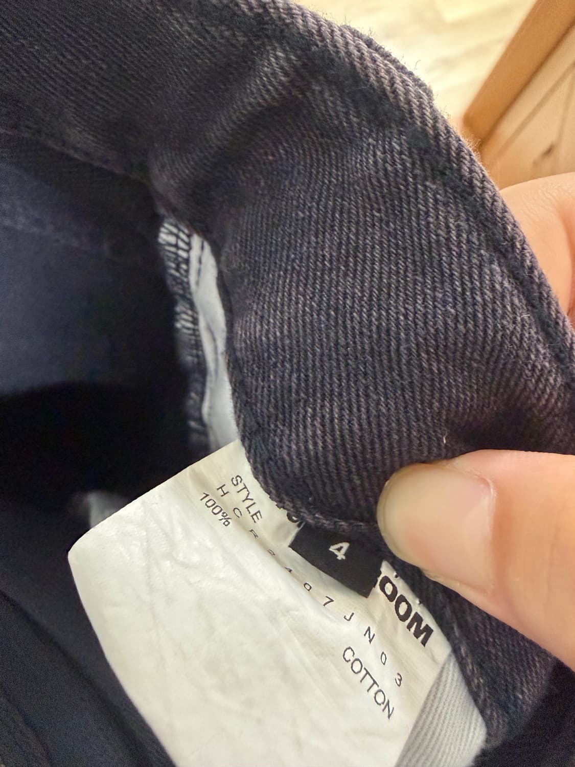 해칭룸 Curve Jeans Washed Charcoal 상품이미지6