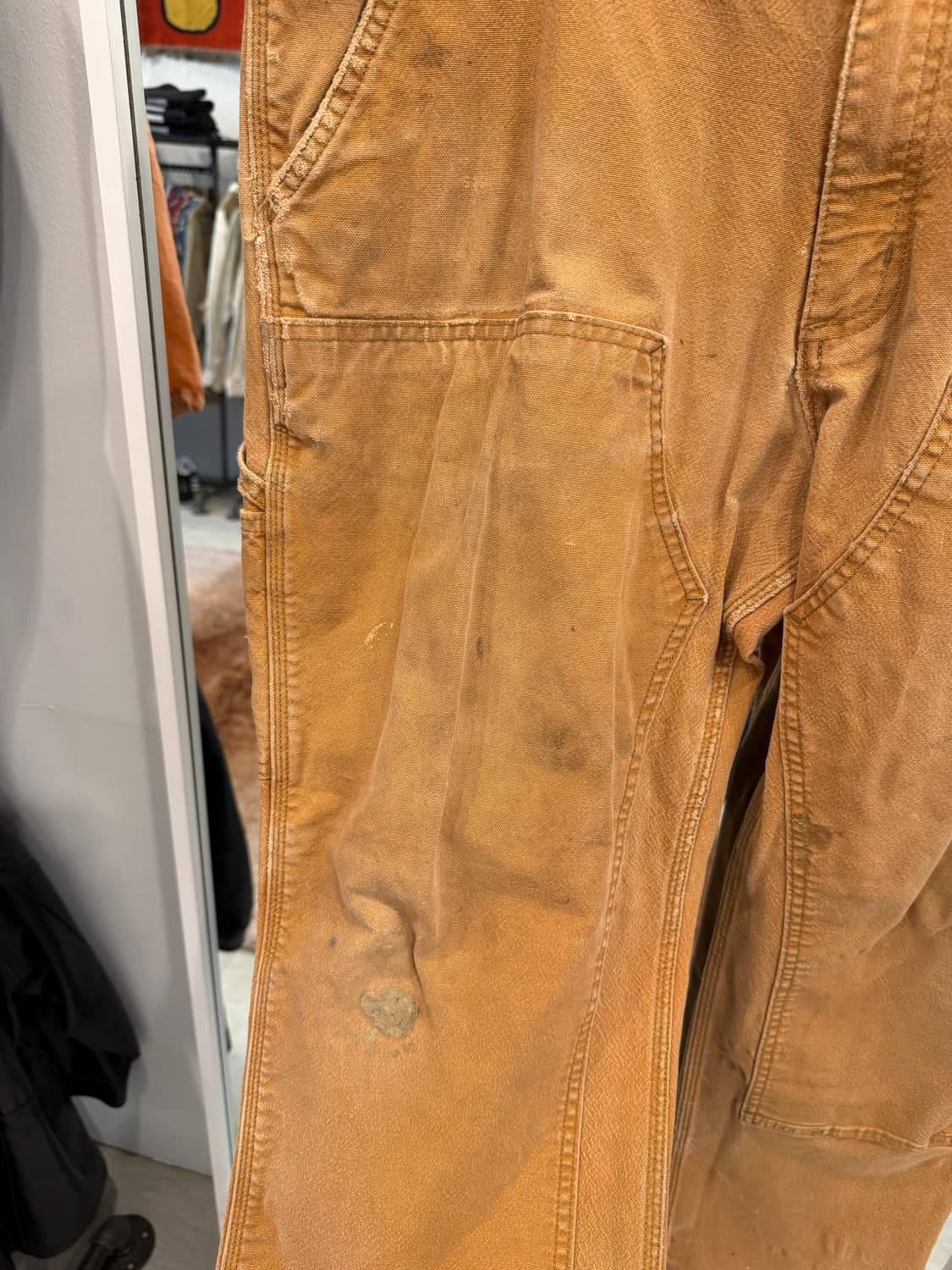 Carhartt 칼하트 덕 캔버스 더블니 카펜터 워크 팬츠 (40) 상품이미지8