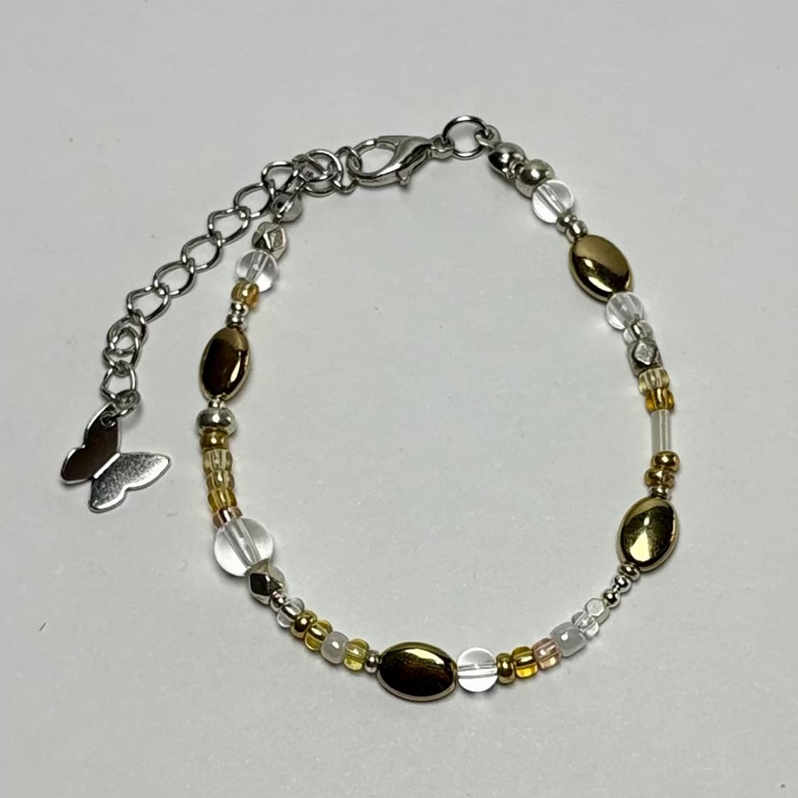 [W] 핸드메이드 비즈 팔찌 Golden 030 상품이미지9