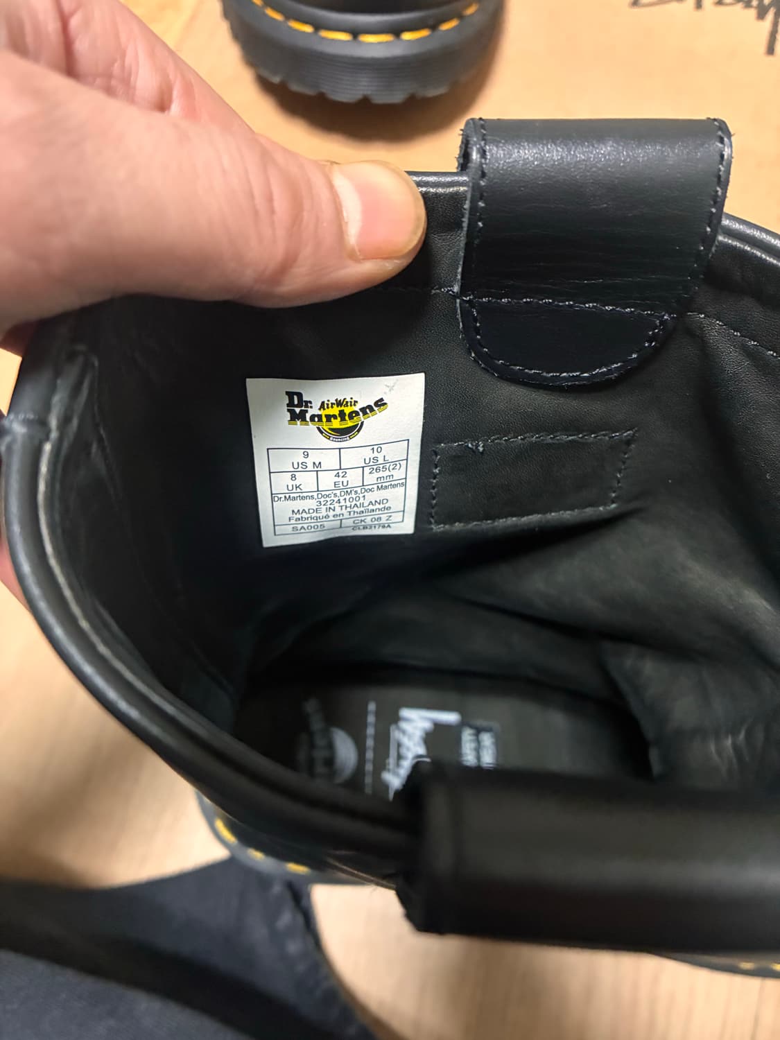 닥터마틴X스투시 데콘 와나마 레더부츠 상품이미지2