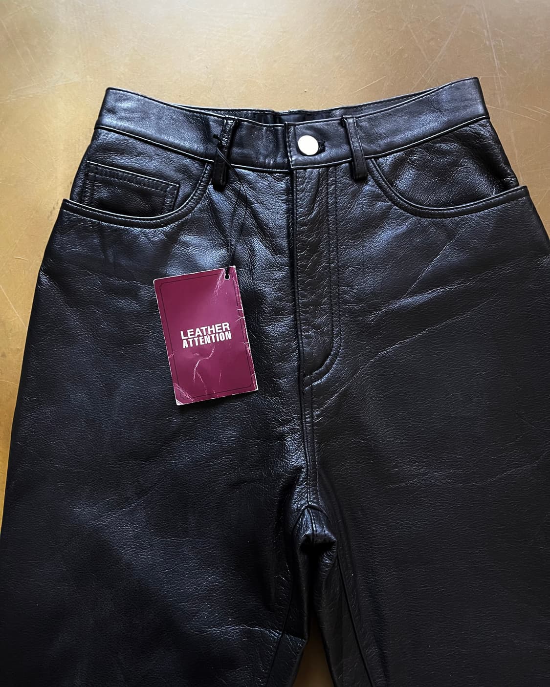 COGGIOLA Real Cowhide Leather Trouser 상품이미지4