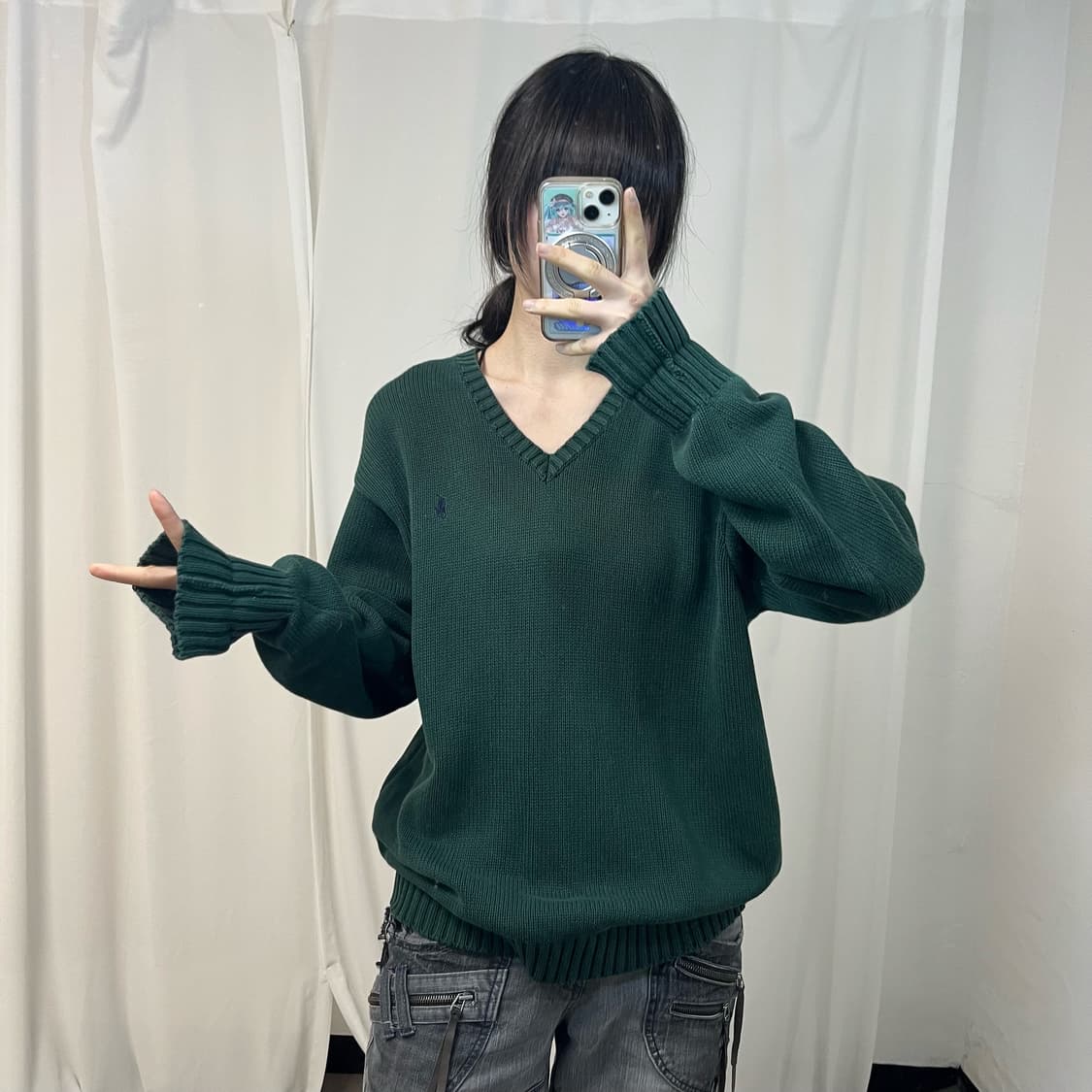 Polo Ralph Lauren green knit 상품이미지2