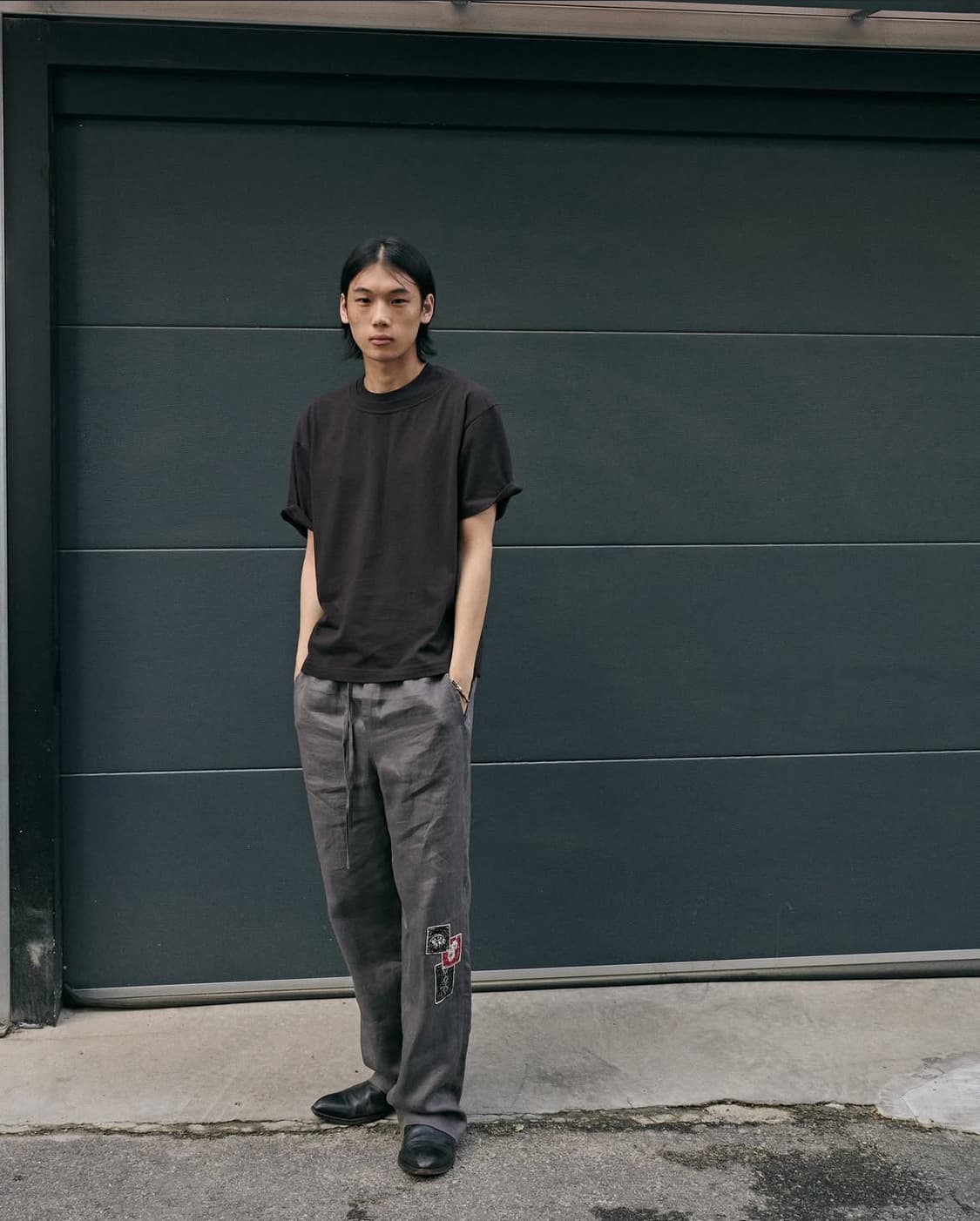UNPLUGGED EASY 린넨 PANTS GRAY (L) 상품이미지1