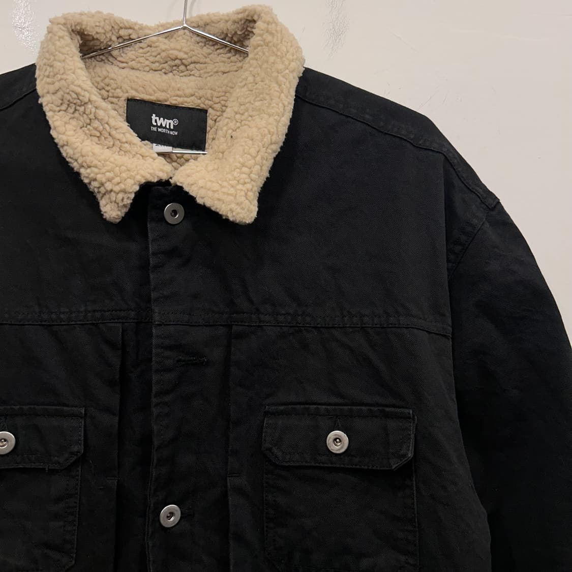 twn 크래프트 양털 코튼 카라 워크자켓 상품이미지1
