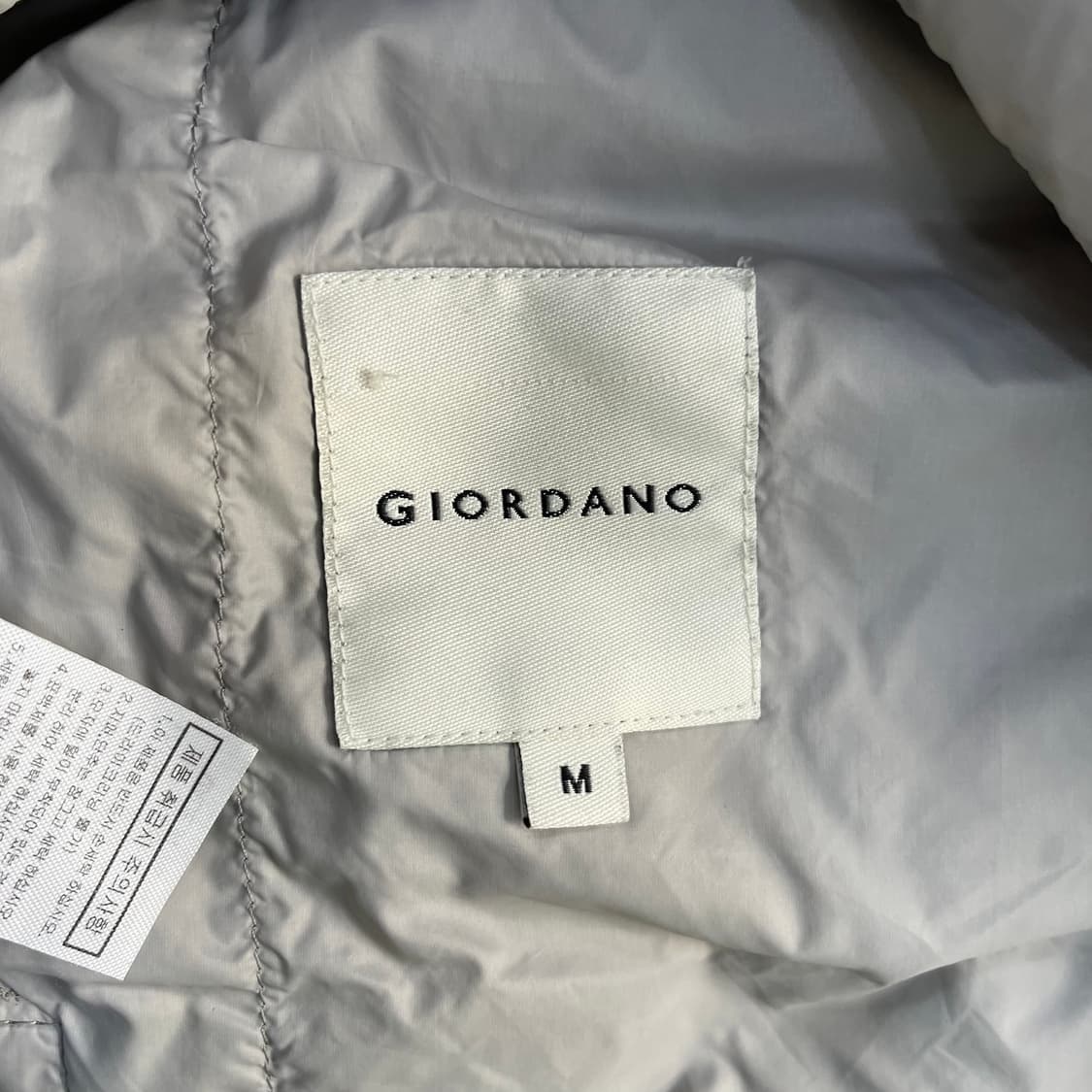 M 지오다노 경량 패딩 조끼 (오염) 0327M 상품이미지2