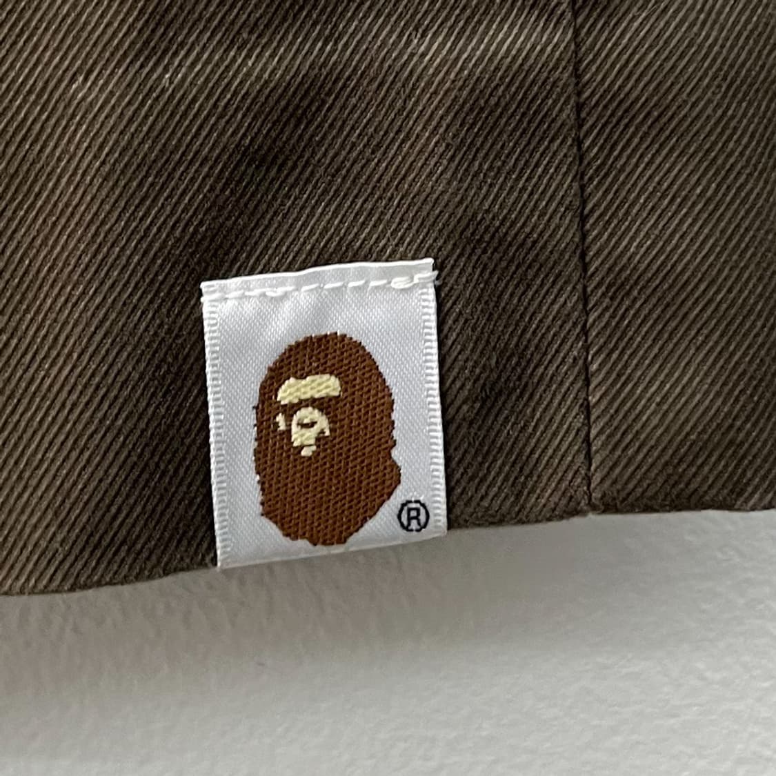 베이프 올리브 카키 코튼 치노 팬츠 상품이미지7