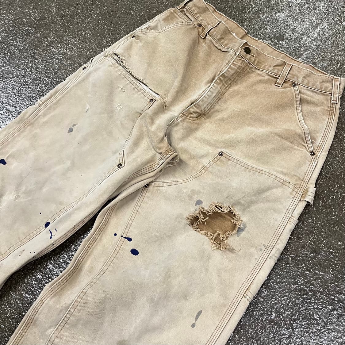 Carhartt 데미지 더블니 팬츠 (33“) 상품이미지4