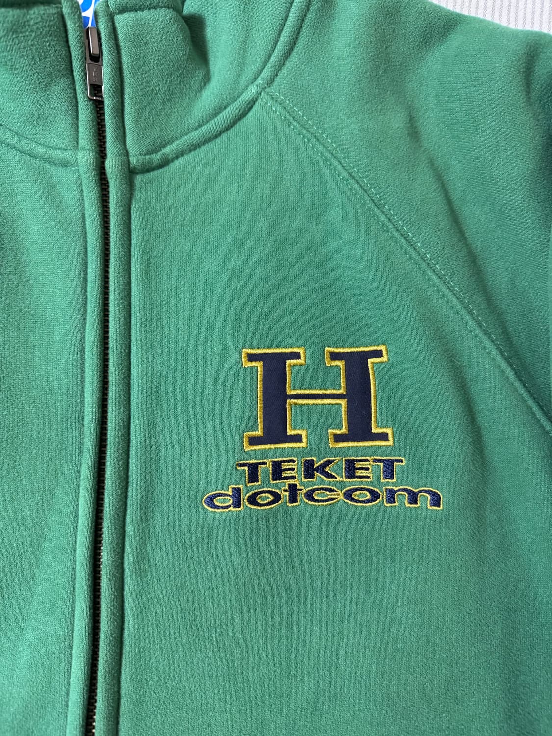 테켓 H ZIP-UP SWEATSHIRT 집업 자켓 그린  상품이미지9