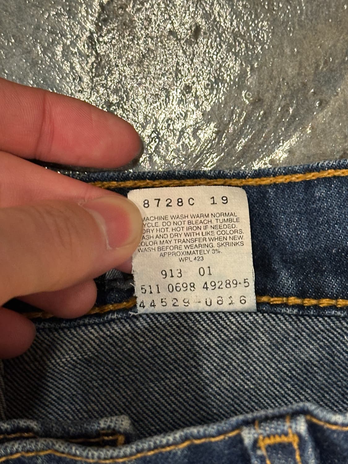 90s 리바이스 USA 실버탭 데님팬츠 W33 L36 상품이미지5