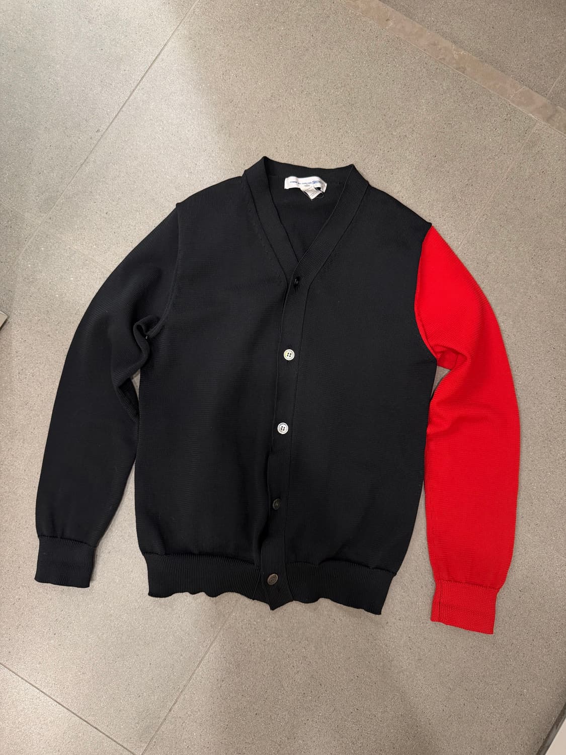 꼼데가르송(shirt) 배색 가디건 상품이미지1