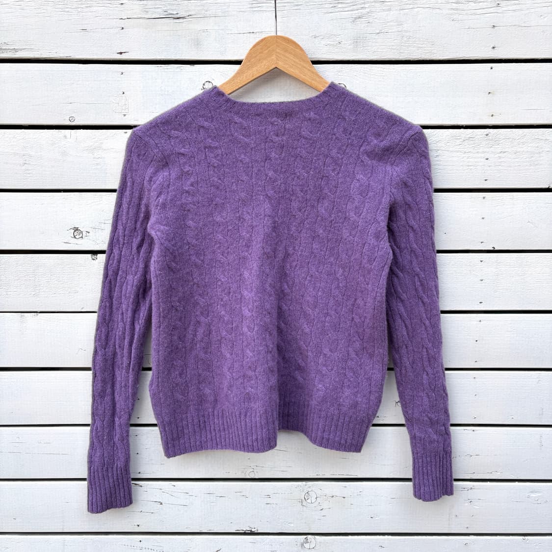 Polo 폴로 울 캐시미어 케이블 꽈배기 니트 상품이미지2