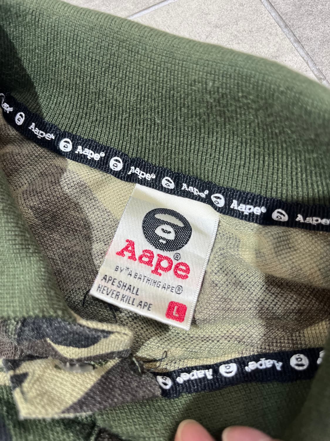 Bape 에이프 카모 셋업 반팔 티셔츠 반바지 상품이미지4