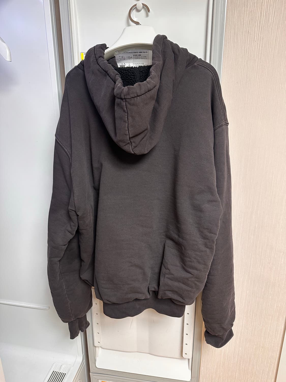 이지 시즌 5 쉐르파 집업 후디 잉크 상품이미지2