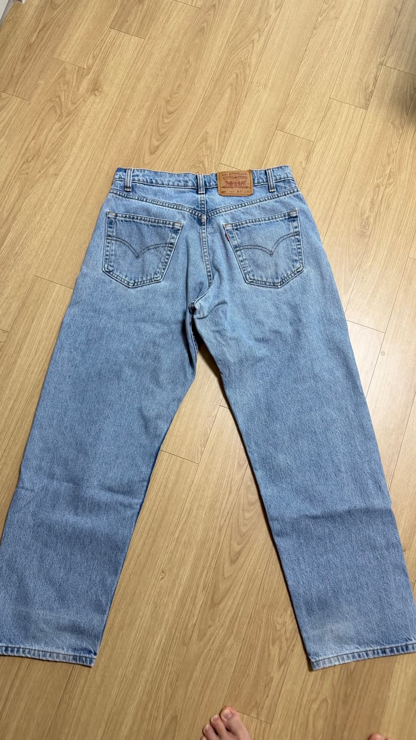 90s 리바이스 565 wide leg 33x30 상품이미지2