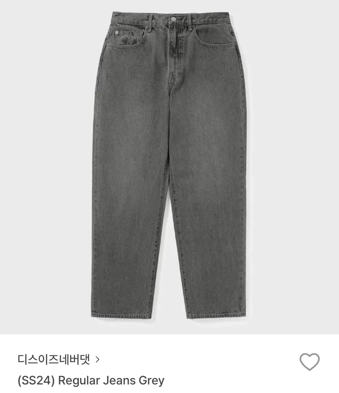 디스이즈네버댓 레귤러진 M 그레이 상품이미지6