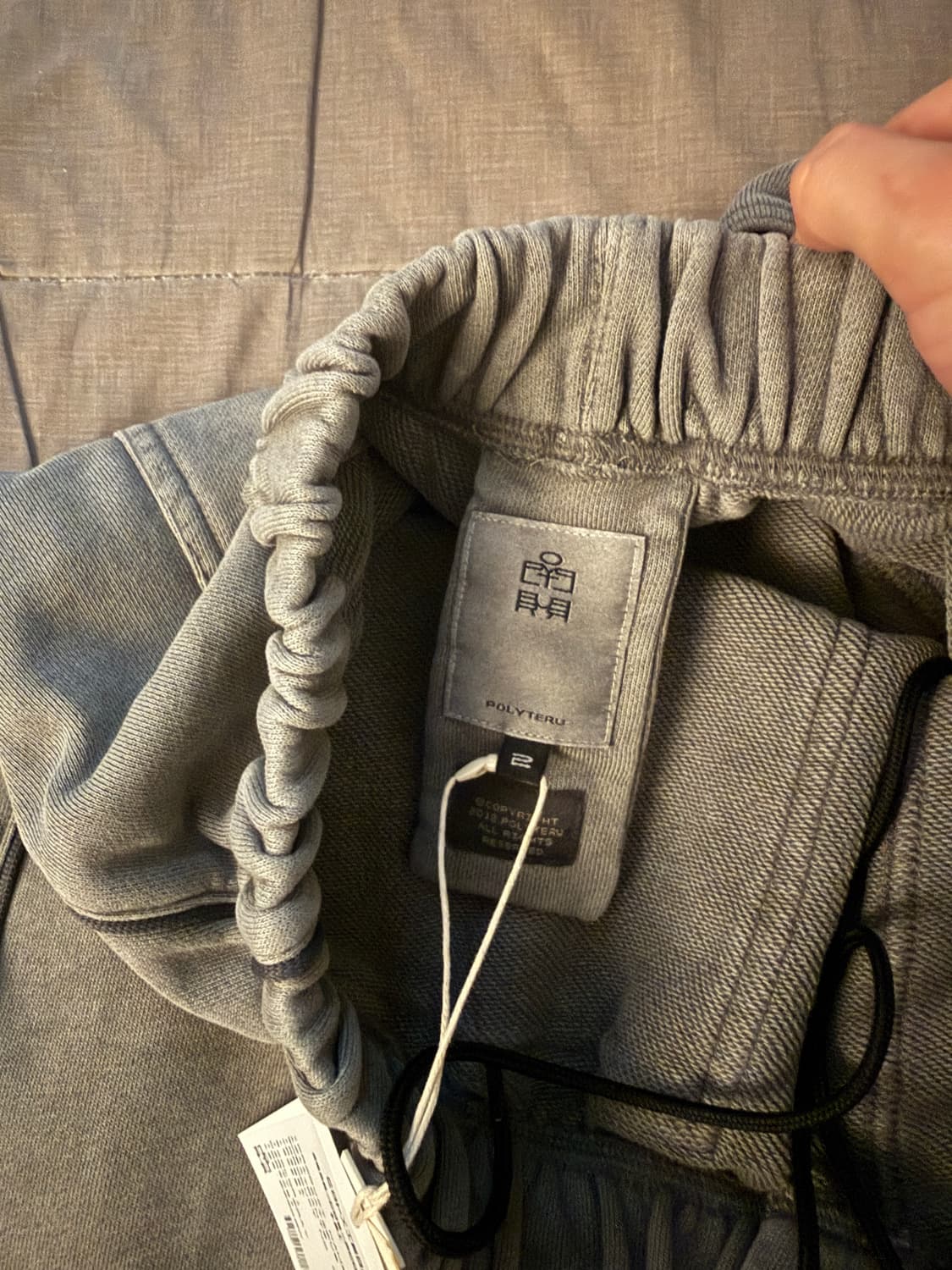 폴리테루 퍼티그 팬츠 더티그레이 2 사이즈 상품이미지3