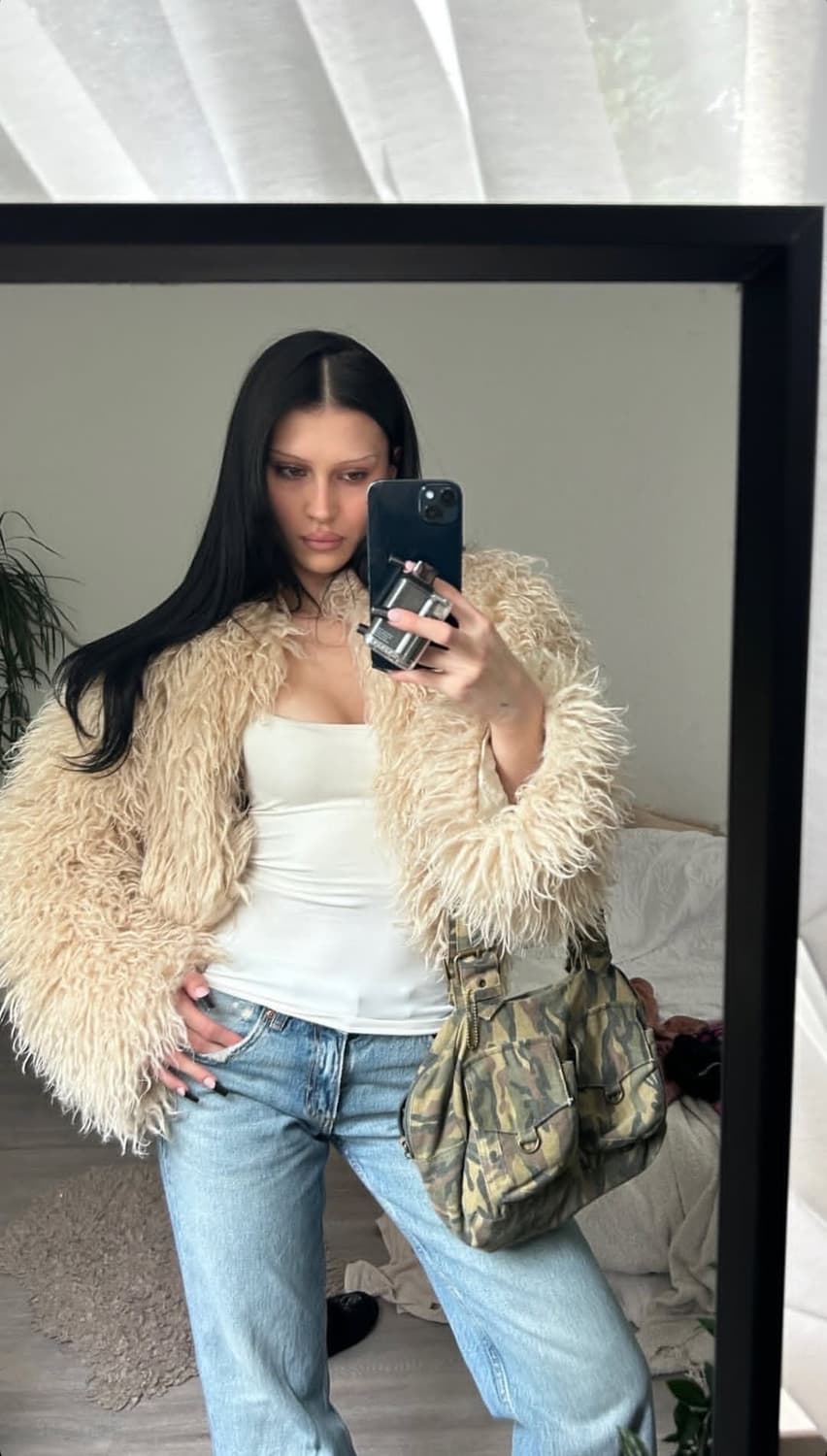 자라 아이보리 퍼자켓 상품이미지2