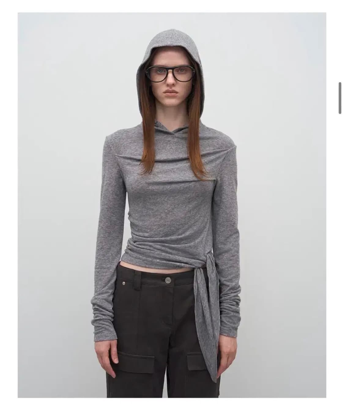 LCDC 엘씨디씨 프릴 후드 그레이 상품이미지1