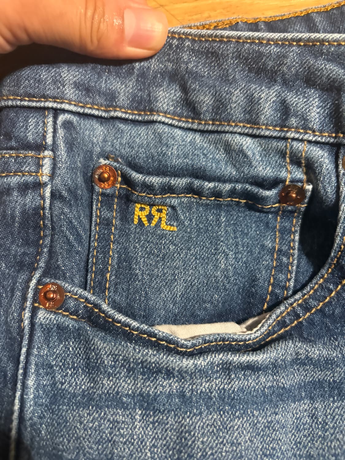 rrl 더블알엘 슬림핏 청바지 32 상품이미지4
