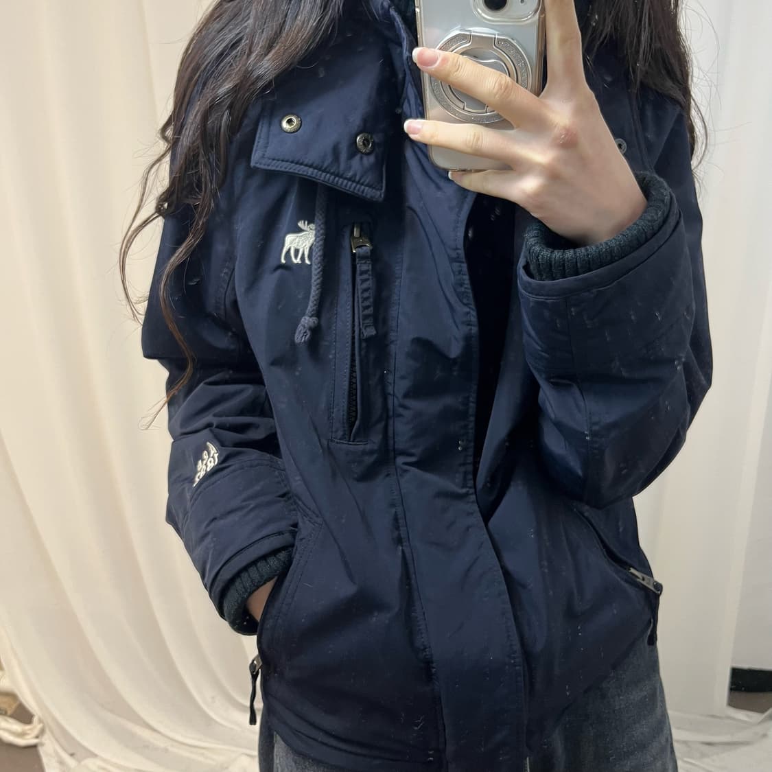 Abercrombie Navy Jumper 상품이미지3