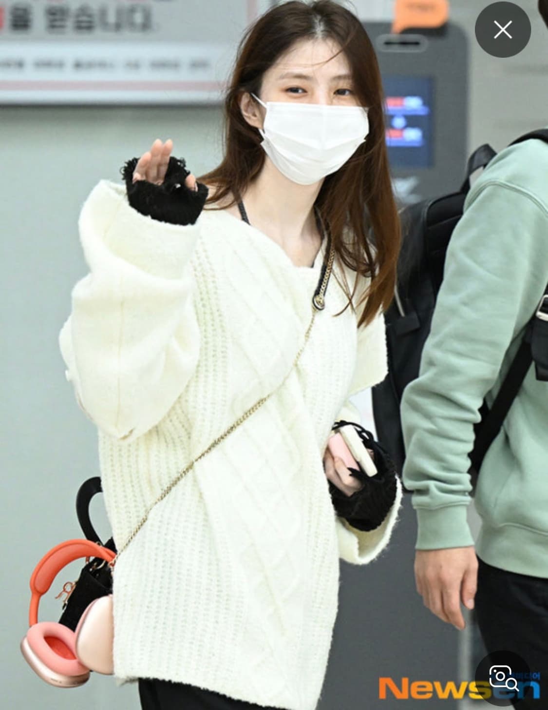 트리밍버드 2way 아이보리 니트 상품이미지4