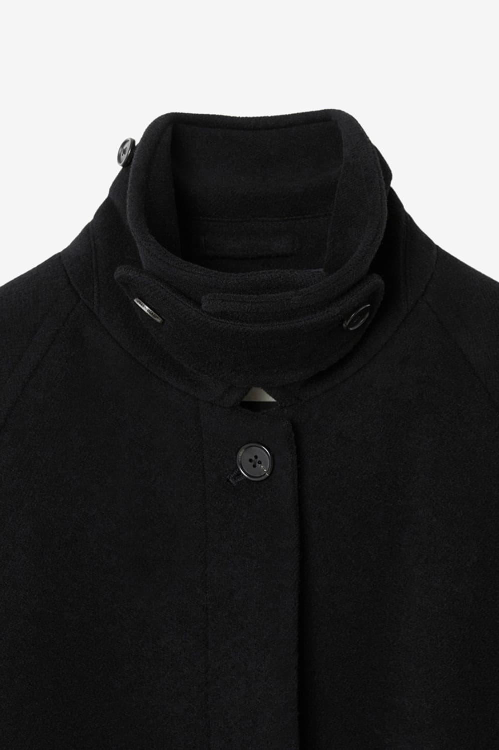 인사일런스 우먼 발마칸 로브 코트 BLACK 상품이미지5
