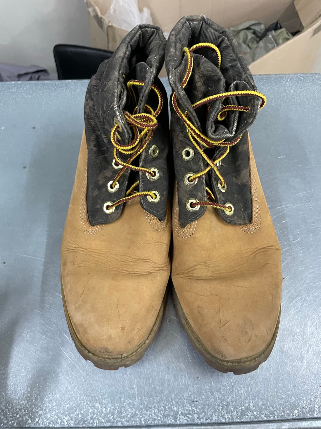 팀버랜드 롤탑 카모 부츠 US8 (gr-4034) 상품이미지5