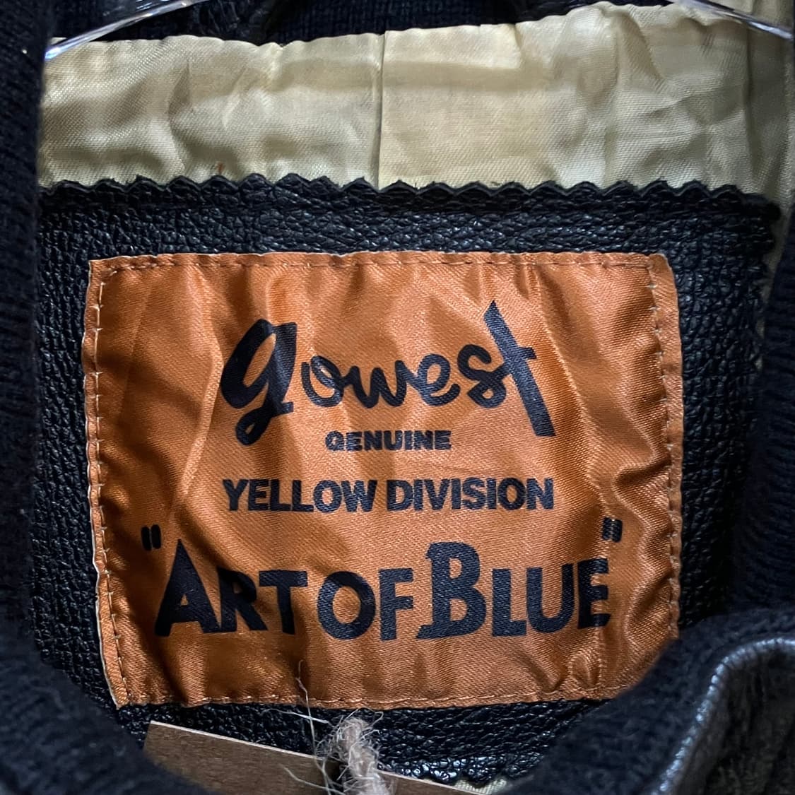 VTG 빈티지 레더 블루종 L 상품이미지2