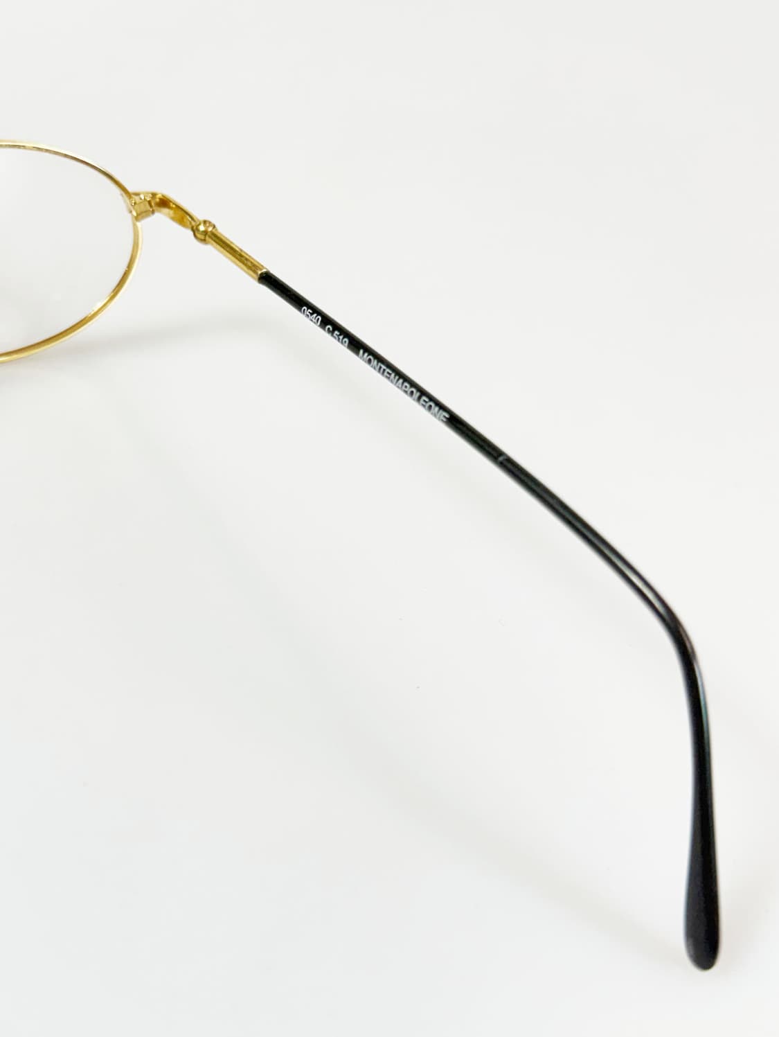 MONTENAPOLEONE 골드 슬림 오벌 메탈 빈티지 안경 상품이미지6
