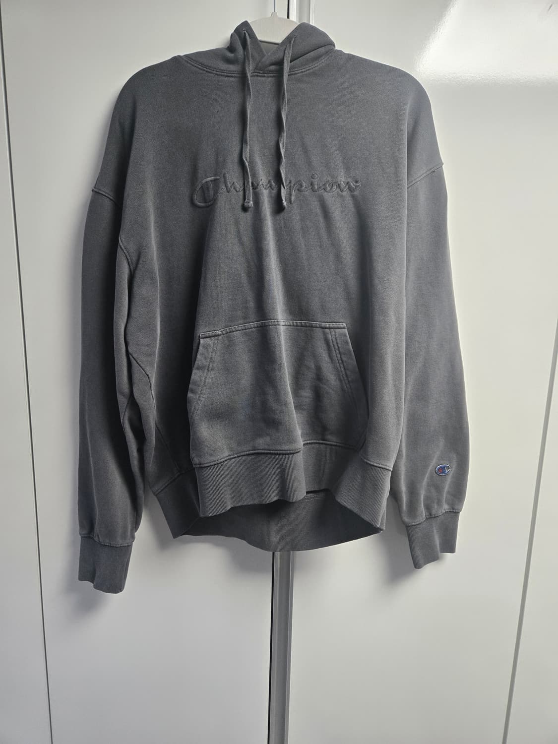 챔피온 빅로고 피그먼트 오버핏 후드 상품이미지2