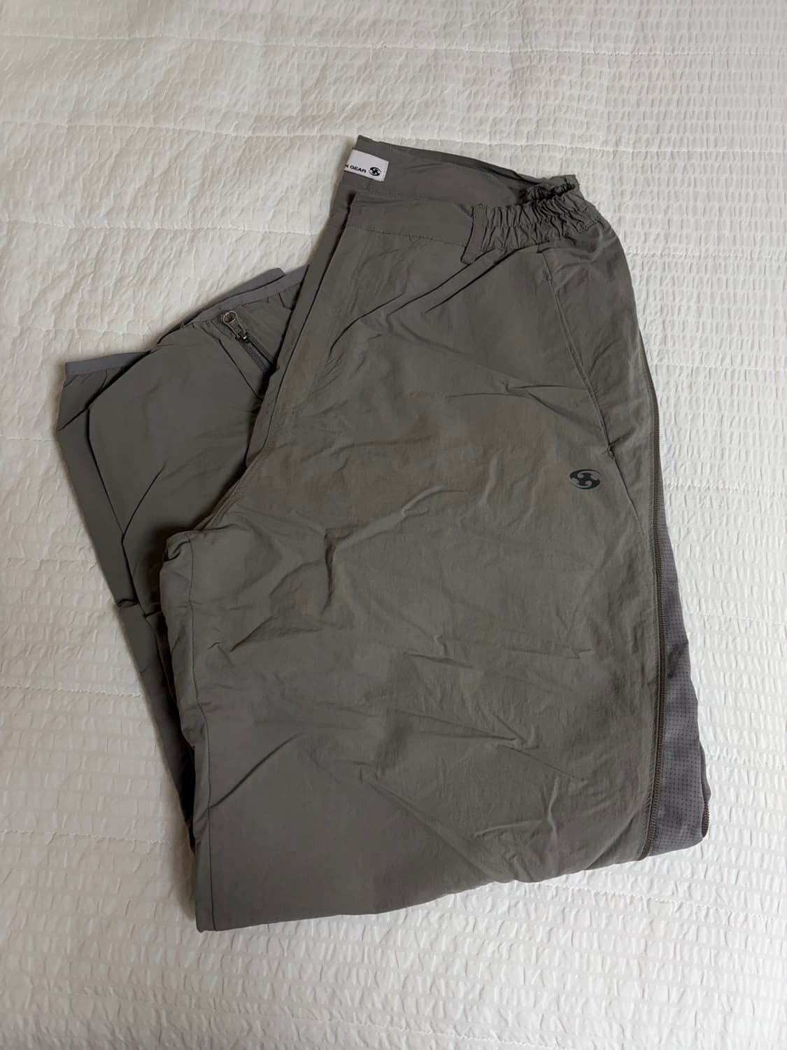 산산기어 지퍼팬츠 그레이 2사이즈 상품이미지2