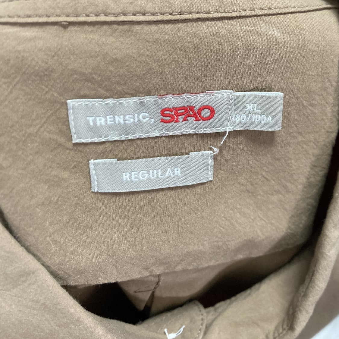 스파오 택새상품 남성셔츠 남방 베이지 XL  상품이미지4