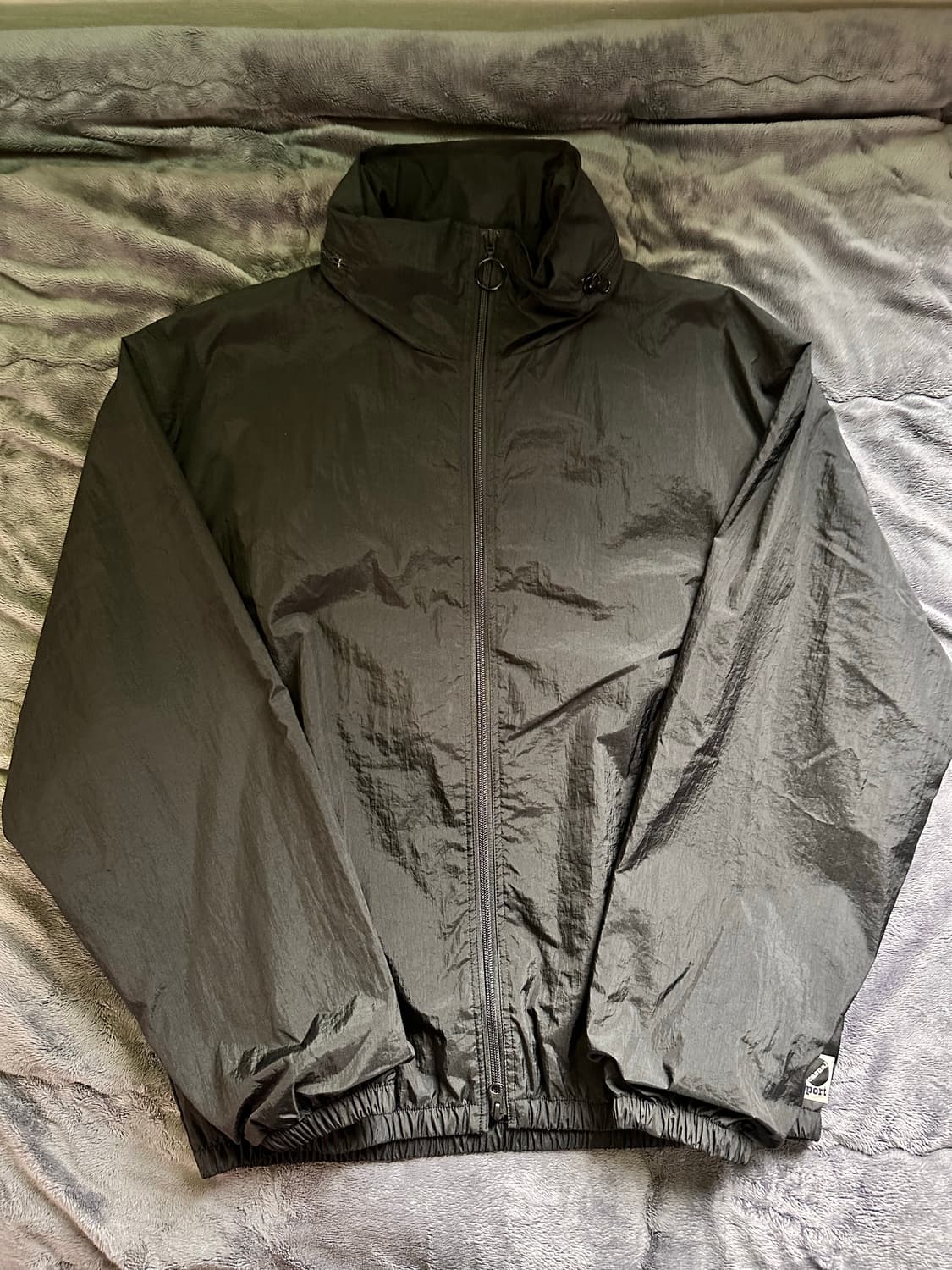 헤리티지플로스 나일론 워셔 자켓 블랙 상품이미지1