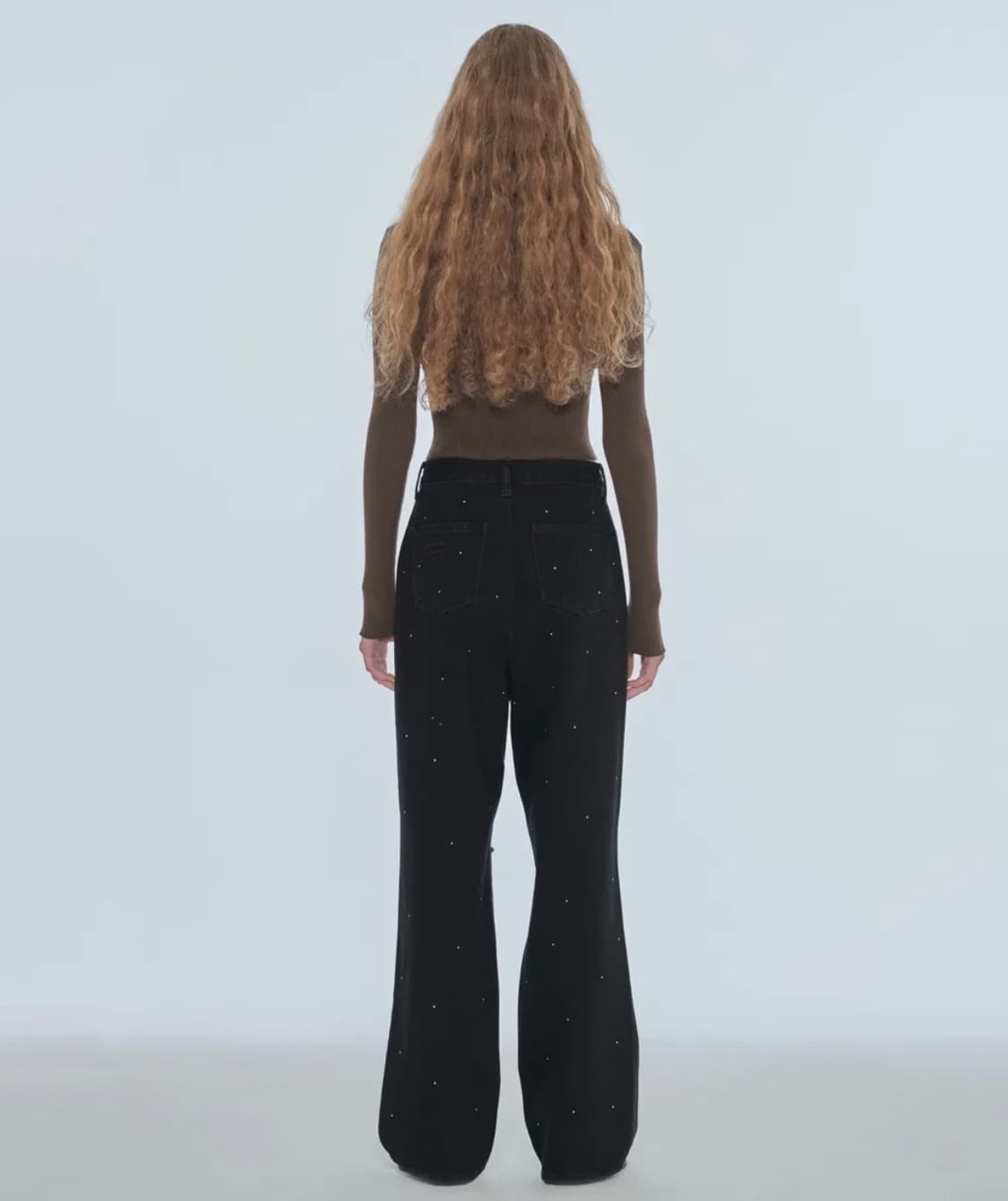 다이애그널 STUD DAMAGE DENIM PANTS 상품이미지3