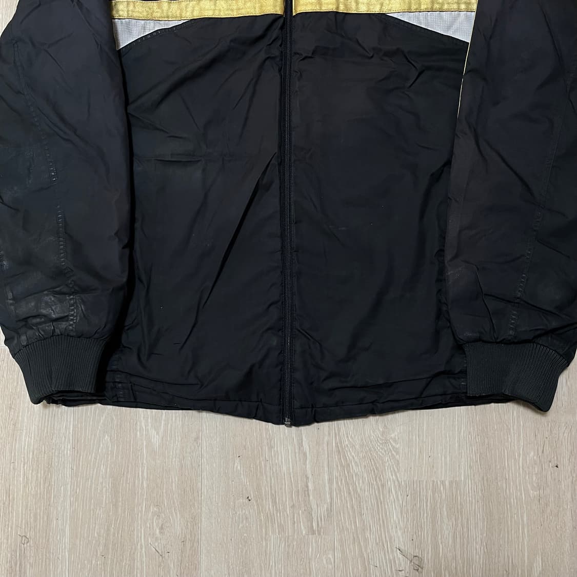 아디다스 남성 골드 로고 경량패딩 점퍼 XL/105 상품이미지6