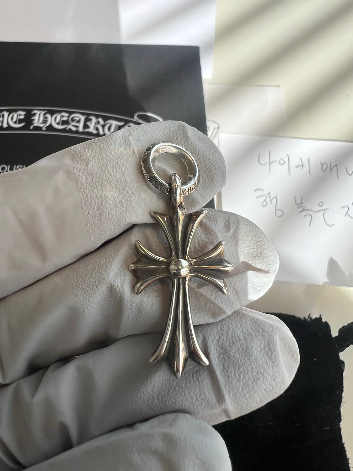 크롬하츠 타이니 크로스 펜던트 상품이미지3