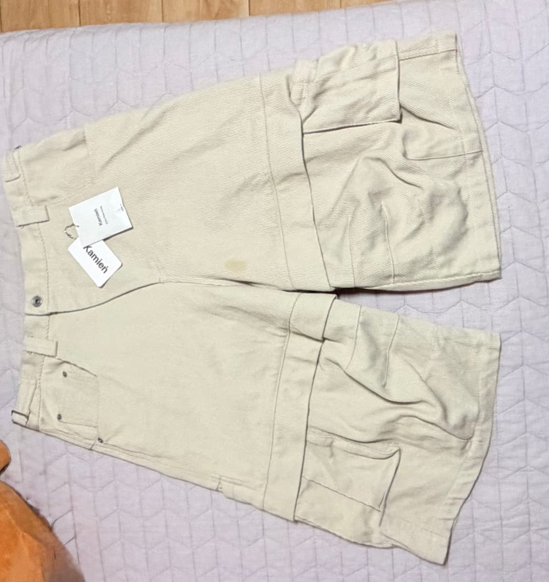 카미엔 타인탄 버뮤다 라이트베이지 3사이즈 상품이미지4