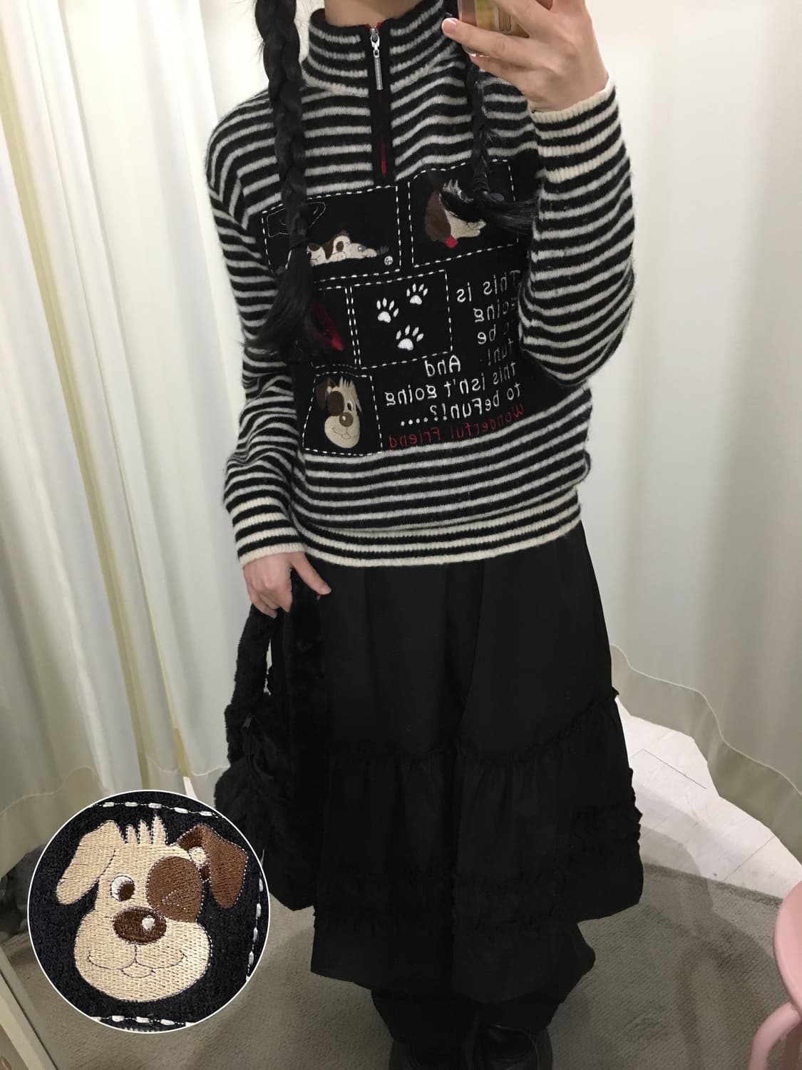 AXTECIO stripe knit 상품이미지1