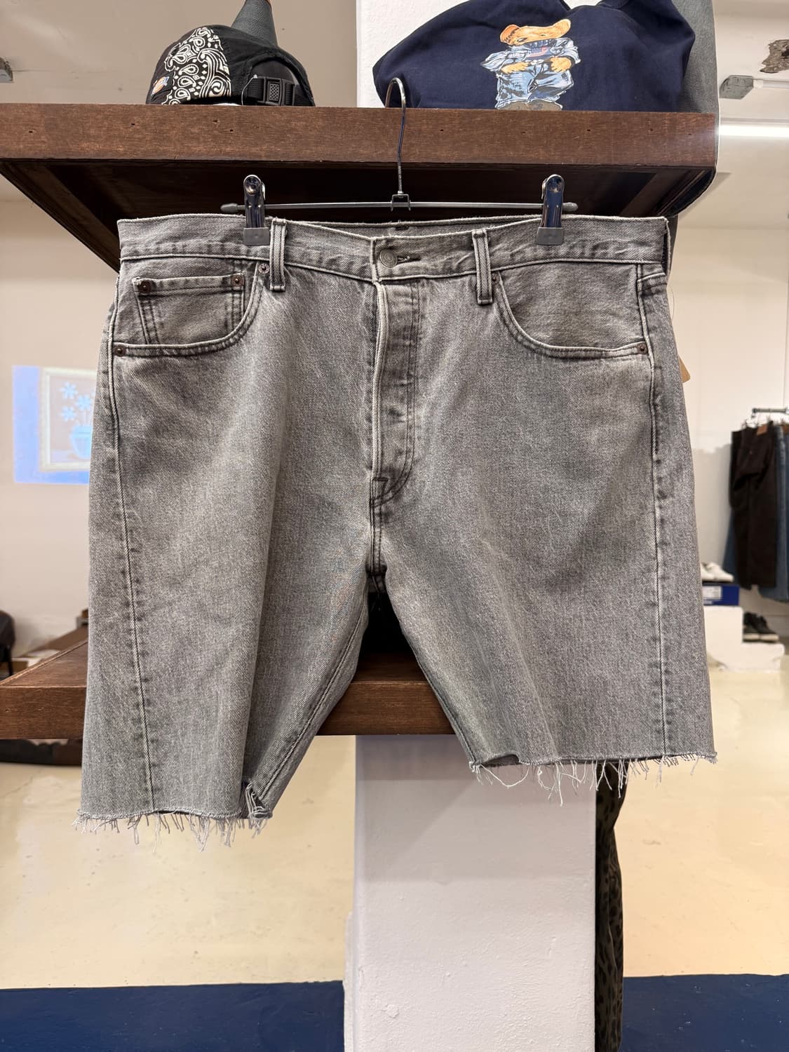 Levis 리바이스 501 커팅 데님 쇼츠 상품이미지3